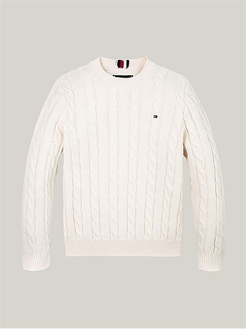 essential reg cable sweater TOMMY HILFIGER | KB0KB09418Z00